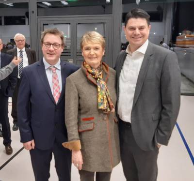 Als Zweitkandidat für unseren Landtagsabgeordneten Dr. Michael Preusch. Hier mit seiner Vorgängerin, meiner Schwiegermutter, Friedline Gurr-Hirsch